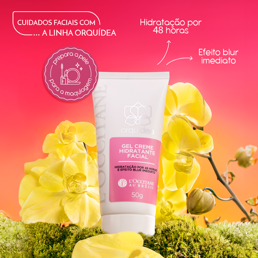 Gel Creme Hidratante Facial Orquídea 50g, ,  large image number 1